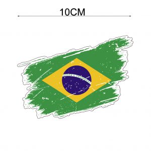Naklejka flaga Brazylii