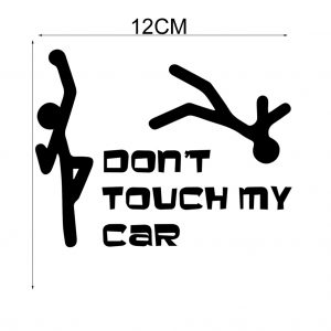 Don't touch my car - naklejka