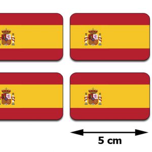 Flaga Hiszpania 4szt