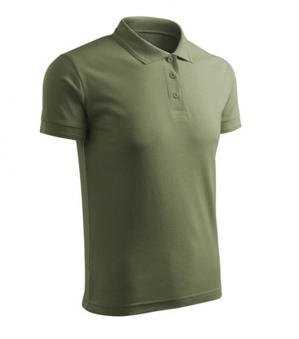 Koszulka polo - wojskowy zielony męska jasny khaki