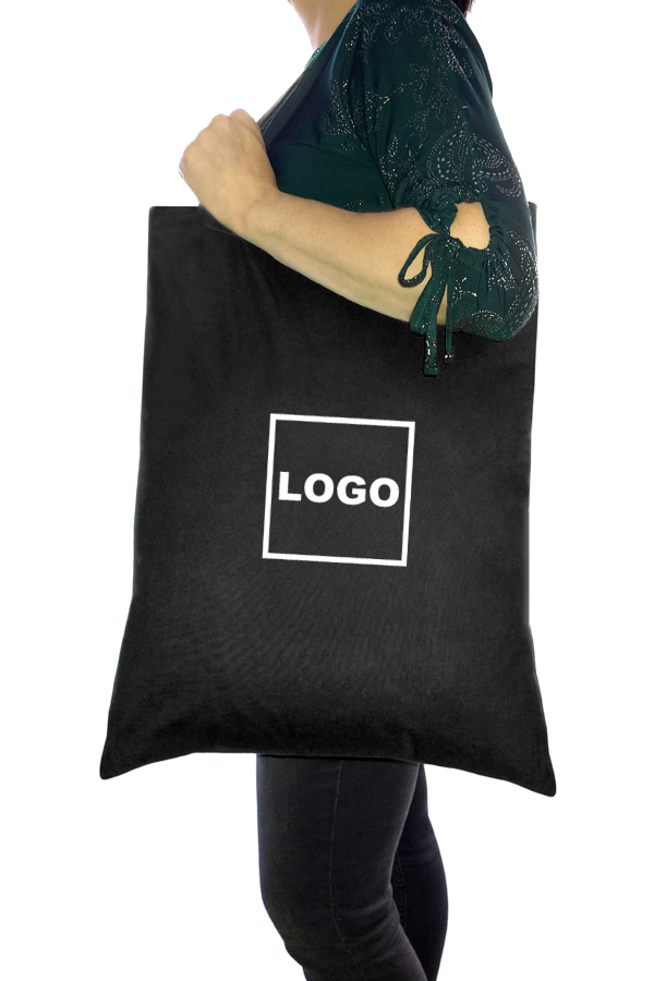 Duża torba bawełniana z logo