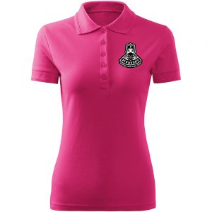Polo damskie - różowa koszulka