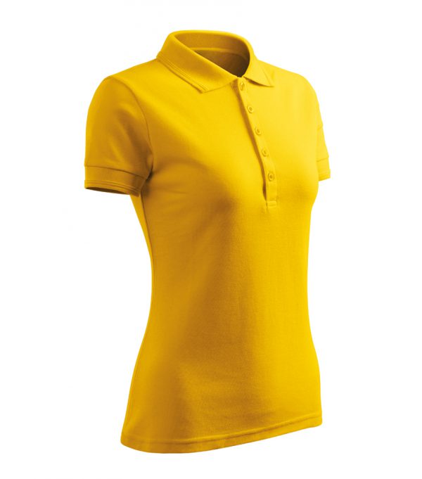 żółta koszulka damska polo