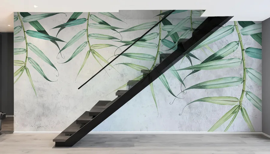 fototapeta przy schodach