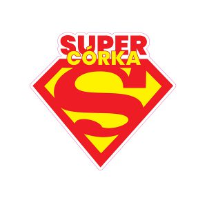 Naklejka super corka