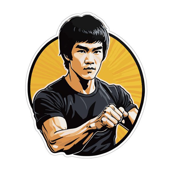 naklejka bruce lee