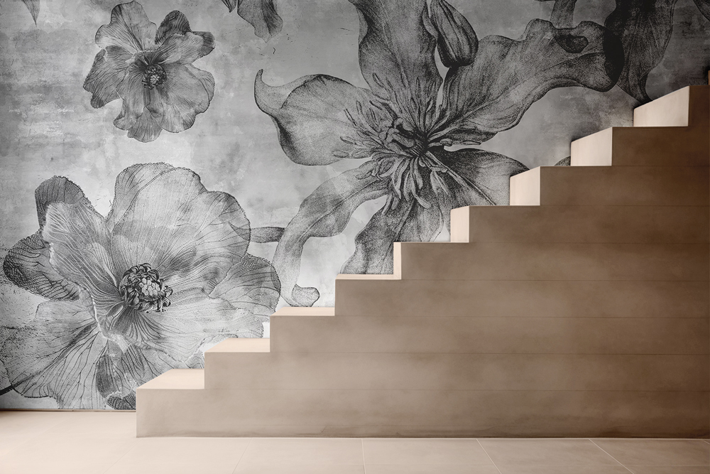 fototapeta przy schodach