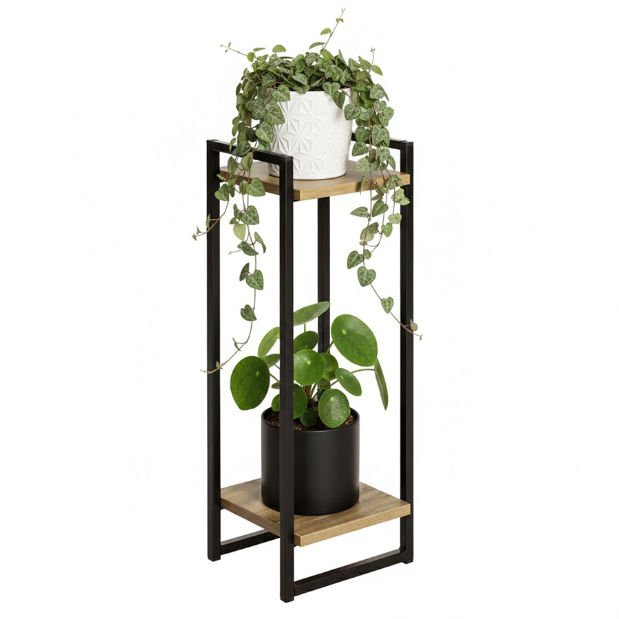 stojak na kwiaty czarny